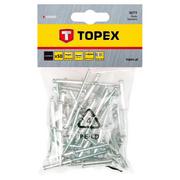 Nitownice - TOPEX Nity aluminiowe 4.0 x 18 mm, 50 szt. TOP-43E405 - miniaturka - grafika 1