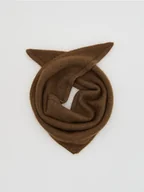 Czapki damskie - Reserved - Szal z wełną i kaszmirem - brązowy - miniaturka - grafika 1