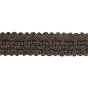 Pasmanteria - Taśma Ozdobna Dziana Tp 15 (1Mb) Ciemny Brąz - miniaturka - grafika 1