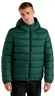 Kurtki męskie - United Colors of Benetton Kurtka męska, Zielona Butelka 169, XS - miniaturka - grafika 1