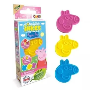 Peppa Świnka: Zestaw kolorowych kul do kąpieli - 3 sztuki - Kosmetyki kąpielowe dla dzieci - miniaturka - grafika 1