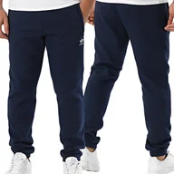 Spodnie męskie - Adidas spodnie męskie dresowe granatowe dresy kieszenie na zamek IY7357 S - miniaturka - grafika 1