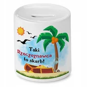 Skarbonki - Dla Rzeczoznawcy Skarbonka na Urodziny na Prezent z Nadrukiem ze Zdjęciem + Opakowanie na prezent (wzór 03) - miniaturka - grafika 1