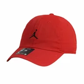 Czapki i chusty sportowe męskie - Czapka z daszkiem uniwersalna czerwona Air Jordan Jumpman Club Cap - FD5185-687-M/L - miniaturka - grafika 1