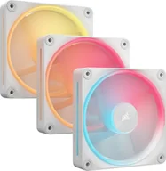Wentylatory komputerowe - Wentylator Corsair iCUE LINK LX120-R RGB PWM 3-pack + Hub biały CO-9051054-WW - miniaturka - grafika 1