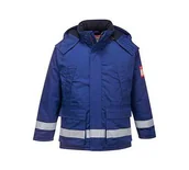 Odzież robocza - Trudnopalna i antystatyczna Kurtka zimowa FR59 Portwest-Niebieski - miniaturka - grafika 1