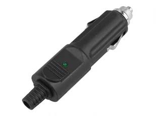 Wtyk zapalniczki samochodowej HQ z diodą i bezpiecznikiem - Anteny samochodowe - miniaturka - grafika 2