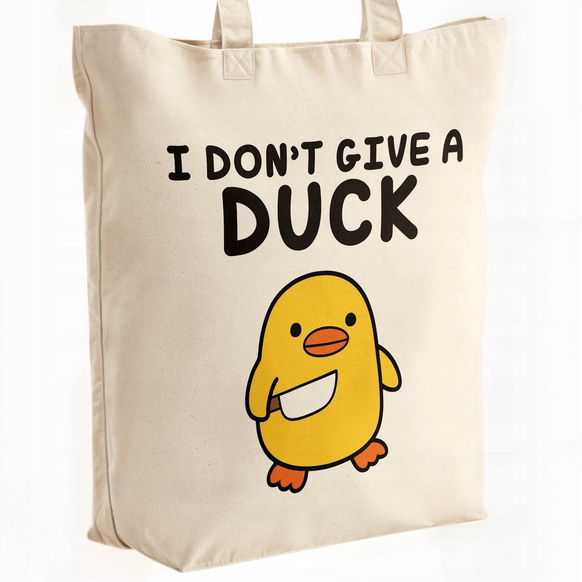 Torba bawełniana premium I Don't Give A Duck Zabawny Prezent