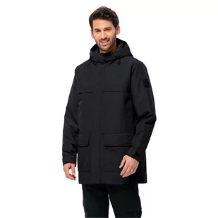 Męska parka Jack Wolfskin WINTERLAGER PARKA M black - M - Kurtki męskie - miniaturka - grafika 1