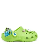 Buty dla chłopców - Crocs Klapki Monsters Inc Mike Cls Clg K 210876 Zielony - miniaturka - grafika 1