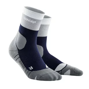 Skarpety do trekkingu damskie CEP Hiking z wełną merino kompresyjne krótkie - Skarpetki damskie - miniaturka - grafika 1