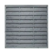 Ogrodzenia - Płot szczelny Parma 180x180 cm drewniany szary Werth-Holz - miniaturka - grafika 1