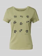 Koszulki i topy damskie - T-shirt z nadrukiem z motywem i logo - miniaturka - grafika 1