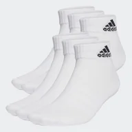 Skarpetki męskie - Skarpety do kostki ADIDAS T SPW ANK 6P HT3430 – Biały - miniaturka - grafika 1