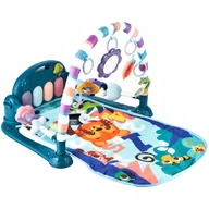 Maty edukacyjne - Mata Edukacyjna z Pianinkiem Grzechotki Gryzaki dla Niemowląt Dzieci - miniaturka - grafika 1