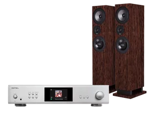 Rotel S14 (srebrny) + Response DT8 (orzech) - Zestawy stereo - miniaturka - grafika 1