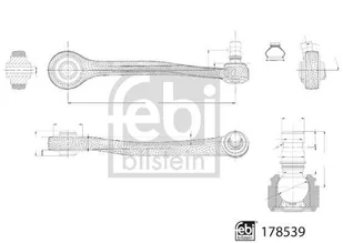 CONTROL ARM WITH BUSH AND JOINT - Wahacze - miniaturka - grafika 1