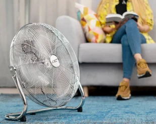 LTC Wentylator przemysłowy podłogowy 18`` 120W chrom - Ogrzewanie przenośne LTC Wentylator przemysłowy podłogowy 18`` 120W chrom - Ogrzewanie przenośne - miniaturka - grafika 1