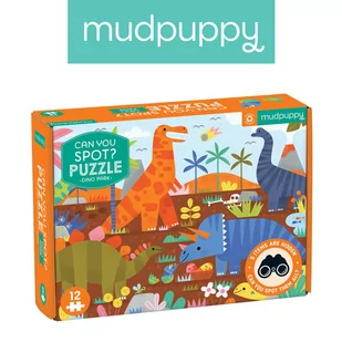 Puzzle obserwacyjne Park dinozaurów 2+ Mudpuppy - Puzzle - miniaturka - grafika 1