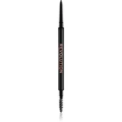 Akcesoria i kosmetyki do stylizacji brwi - Makeup Revolution Precise Brow Pencil Kredka do brwi Dark brown 0,05g - miniaturka - grafika 1