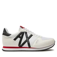 Sneakersy męskie - Sneakersy Armani Exchange XUX017 XCC68 K488 Biały - miniaturka - grafika 1