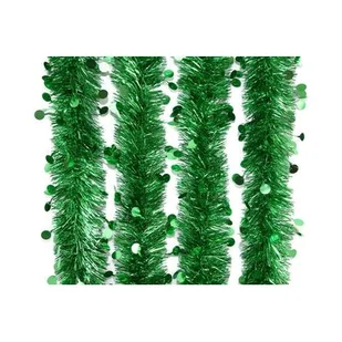 Girlanda z aplikacjami zielona Ø11 cm, 2 m gruba - Ozdoby bożonarodzeniowe - miniaturka - grafika 1