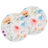 Poduszki ogrodowe - 2 poduszki ogrodowe w kwiaty ⌀ 40 cm wielokolorowe MONESI - miniaturka - grafika 1