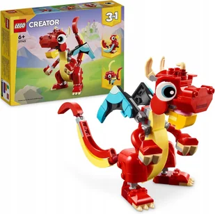 LEGO 31145 Creator Czerwony smok - Klocki - miniaturka - grafika 4