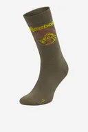 Skarpetki damskie - REEBOK CL OUTDOOR SOCK HD9946 OLIWKOWY CIEMNY - miniaturka - grafika 1
