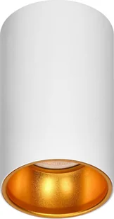 Orno ELIZA, oprawa typu downlight, GU10, IP20, aluminiowa, biało-złota - Lampy sufitowe - miniaturka - grafika 1