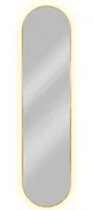 Lustra - Złote nowoczesne lustro led 155x40 cm P8-F72 - miniaturka - grafika 1