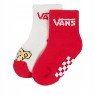 Skarpetki damskie - Skarpety niemowlęce Drop V Classic Sock Racing Red(2 pary) VN0A7PTCIZQ1 - miniaturka - grafika 1