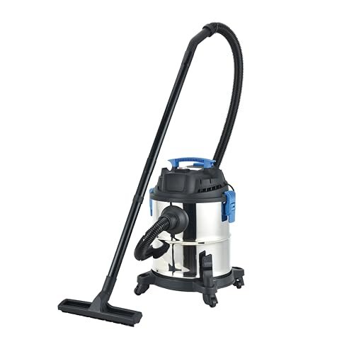 Bikain Odkurzacz 3 w 1 - płyny, popiół i kurz - Moc 1200 W - funkcja dmuchawy - 20 litrów - Odkurzacz do wody i na sucho z kółkami - do tapicerki, samochodów, podłóg i na zewnątrz