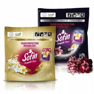 Sofin Kapsułki do prania Color Black 48szt. Mix - Środki do prania - miniaturka - grafika 1