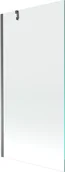 Parawany nawannowe - Mexen Next parawan nawannowy 1-skrzydłowy 90 x 150 cm, transparent, gun metal - 895-090-000-00-00-95 - miniaturka - grafika 1