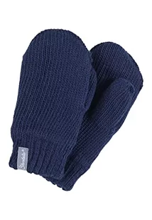 Sterntaler Unisex dziecięce rękawiczki z dzianiny, granatowe, 2 - Rękawiczki - miniaturka - grafika 1