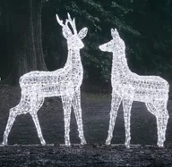 Ozdoby bożonarodzeniowe - Zestaw Reniferów LED dekoracja świąteczna na zewnątrz - miniaturka - grafika 1