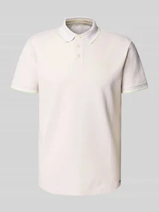 Koszulka polo o kroju regular fit z mieszanki bawełny - Koszulki męskie - miniaturka - grafika 1