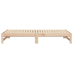 Lumarko Łóżko rozsuwane, 2x(80x200) cm, lite drewno sosnowe - Łóżka - miniaturka - grafika 11