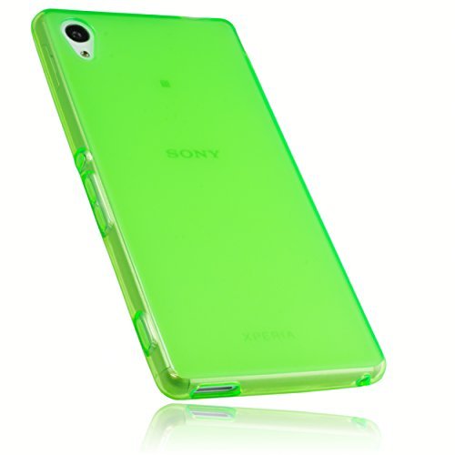 mumbi etui kompatybilne z Sony Xperia M4 Aqua etui na telefon komórkowy, przezroczyste zielone