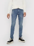 Spodnie męskie - ONLY & SONS Jeansy Loom Life 22018653 Granatowy Slim Fit - miniaturka - grafika 1