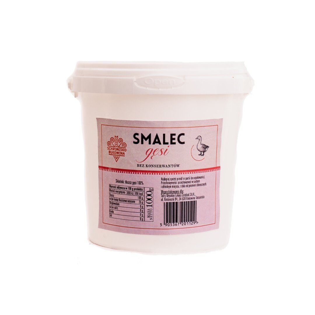 Smalec gęsi 1 kg - Schronisko Bukowina