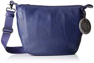 Torebki damskie - Mandarina Duck damska Mellow Leather Tracolla torba na ramię, niebieska (Dress Blue), 10 x 21 x 28,5 cm - miniaturka - grafika 1