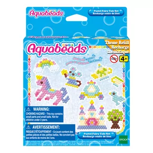 aquabeads pastelowe bajkowe koraliki zestaw uzupełniający - Prace ręczne dla dzieci - miniaturka - grafika 1