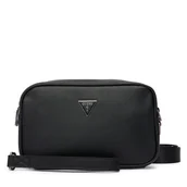 Torby męskie - Saszetka Guess HMMISA P6150 Czarny - miniaturka - grafika 1