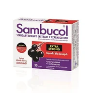 Przeziębienie i grypa - Sambucol Extra Strong, suplement diety, 30 kapsułek  3769861 - miniaturka - grafika 1