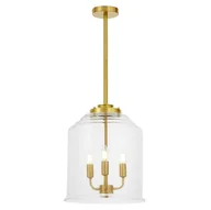 Lampy sufitowe - Ralton lampa wisząca mosiężna szklana LDP 1202-3 (MD) Lumina Deco - miniaturka - grafika 1
