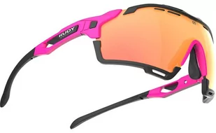 RUDY PROJECT Okulary sportowe CUTLINE fluo pink multilaser orange - Okulary sportowe - miniaturka - grafika 3