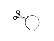 Halloween - Nożyczki w głowie na Halloween - 1 szt. - miniaturka - grafika 1