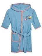 Szlafroki dla dzieci - Playshoes Szlafrok 340017 D Niebieski - miniaturka - grafika 1